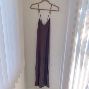 Mockni purple knit dress // long // size small // light purple // low back